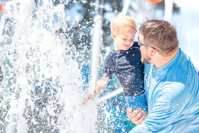 Family Enjoying Splashdown Park